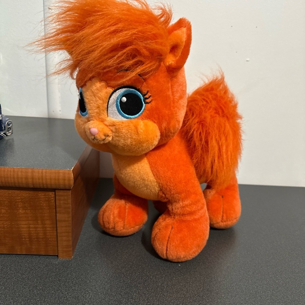 Build-A-Bear Disney Palace Pet Treasure Orange Cat Plush 15" 2013 Stuffed Animal